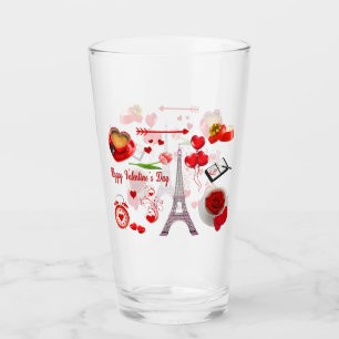 Iconic Valentine's Day Romantic Mona More Souvenir Glass