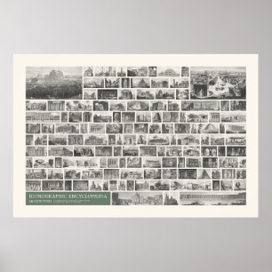 Iconography - Architecture Scenes Poster