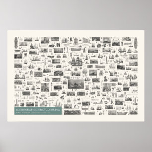 Iconography - Naval Sciences Figures Poster