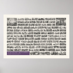 Iconography - Zoology Scenes Poster