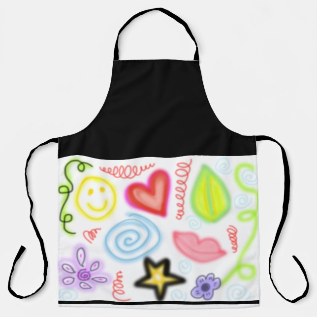 icons fun style apron (Front)
