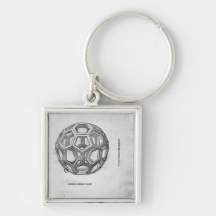 Icosahedron, from 'De Divina Proportione' Key Ring