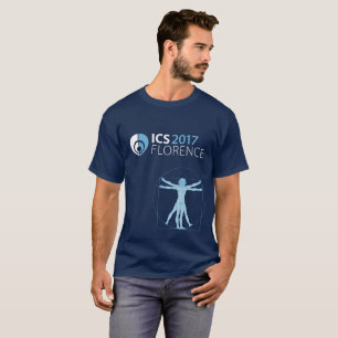 ICS 2017 Florence Men's T-Shirt, Navy Blue T-Shirt