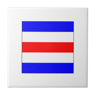 ICS Flag C Ceramic Tile