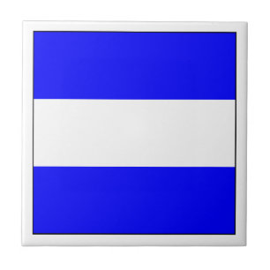 ICS Flag J Ceramic Tile