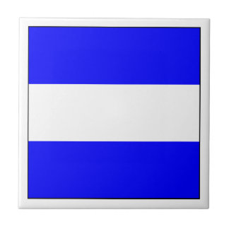ICS Flag J Ceramic Tile