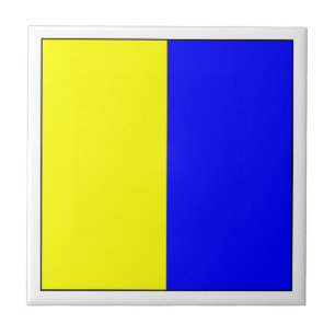 ICS Flag K Ceramic Tile