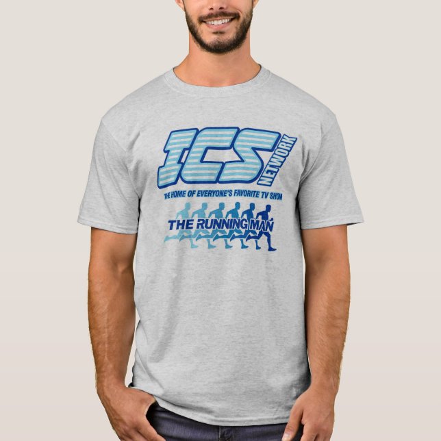 ICS Network/Running Man Logo T-Shirt (Front)