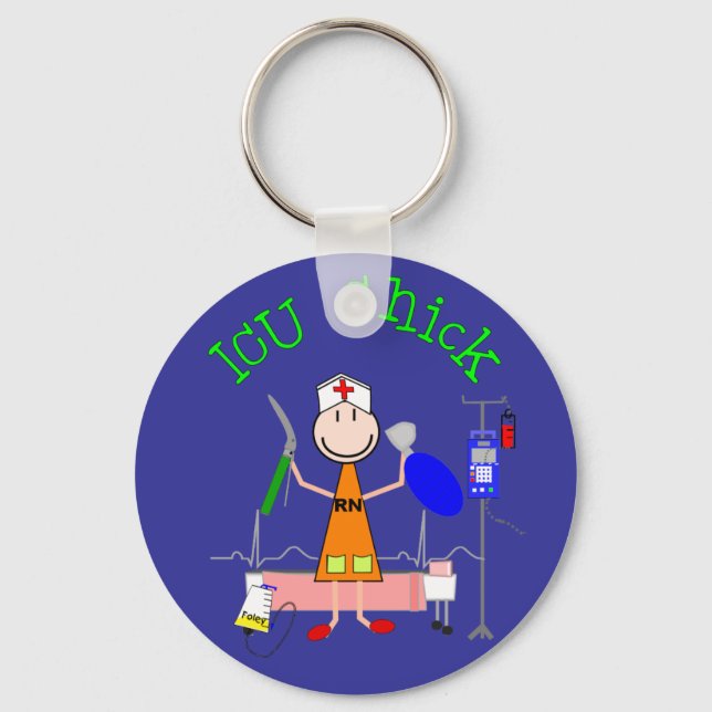 ICU Chick (Nurse) Key Ring (Front)
