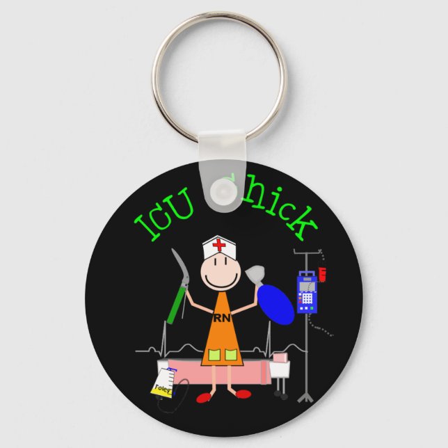 ICU Chick (Nurse) Key Ring (Front)