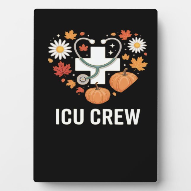 icu crew Classic T-Shirt Plaque (Front)