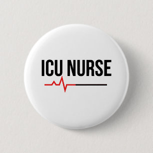 ICU Nurse 6 Cm Round Badge