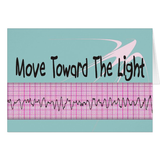 ICU Nurse Gift--Hilarious V-Fib EKG Strip Design (Front Horizontal)