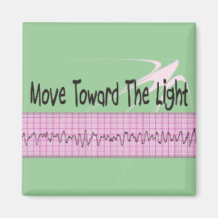 ICU Nurse Gift--Hilarious V-Fib EKG Strip Design Magnet