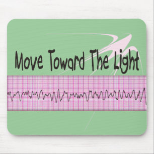 ICU Nurse Gift--Hilarious V-Fib EKG Strip Design Mouse Pad