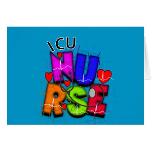 ICU Nurse Gifts, Artsy QRS design