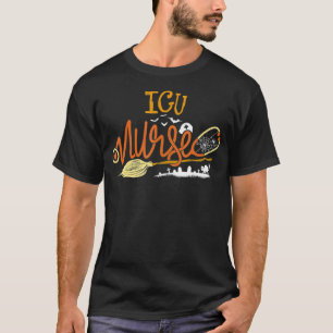 ICU Nurse Halloween RN Intensive Care Nursing Witc T-Shirt