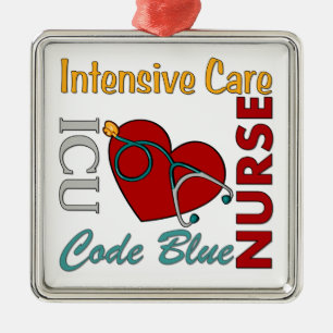 ICU - Nurse Metal Tree Decoration
