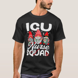 ICU Nurse Squad Gnomes Stethoscope Intensive Care T-Shirt