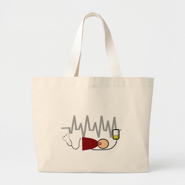 ICU Nurse tote bag (Front)