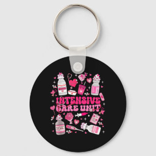 ICU Nurse Valentine Intensive Care Unit Micu Cvicu Key Ring