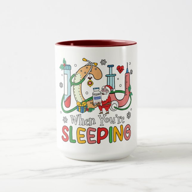 ICU When You’re Sleeping  Mug (Center)