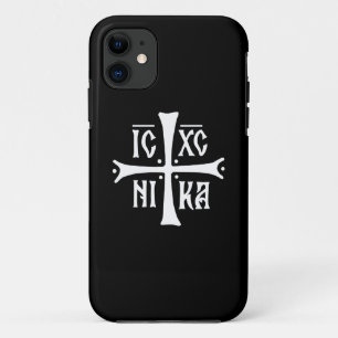 ICXCNIKA cross orthodox religion christianity symb iPhone 11 Case