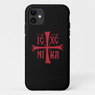 ICXCNIKA cross orthodox religion christianity symb iPhone 11 Case