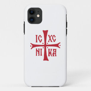 ICXCNIKA cross orthodox religion christianity symb iPhone 11 Case