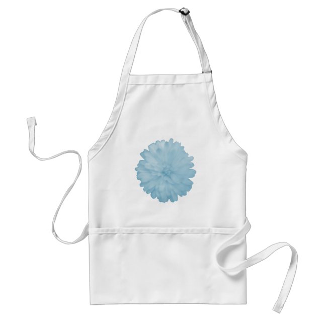 Icy Blue Marigold Apron (Front)