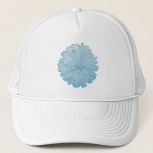 Icy Blue Marigold Hat