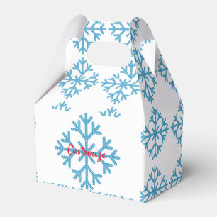 Icy Blue Snowflake Thunder_Cove Favour Box