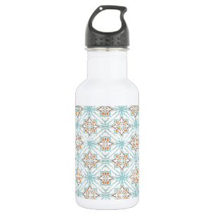 Icy Blue Tan Water Bottle