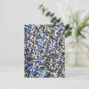 Icy Blue Winter Night Postcard
