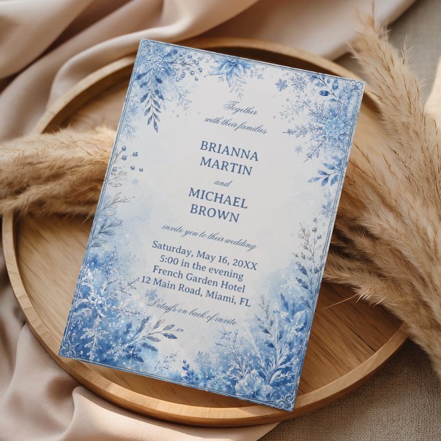 Icy Botanicals Framing Winter Invitation (Creator Uploaded)