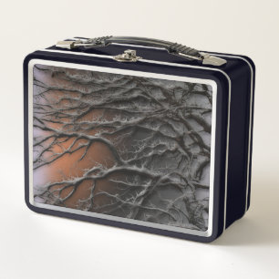 Icy Branches and Window Frost Lunch Box