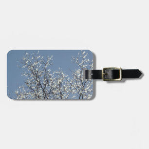 Icy Branches in Winter Blue Sky Luggage Tag