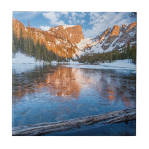 Icy Dream Lake Ceramic Tile