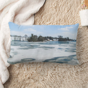 Icy English Lake - Personalised Lumbar Cushion