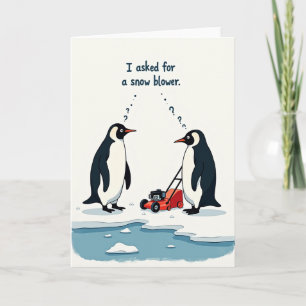 Icy Fathers Day Lawnmower Card
