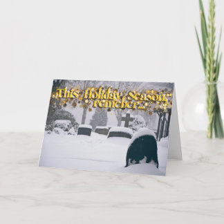 Icy Grip Of the Grave Holiday Card