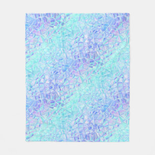 icy iridescence : fleece blanket