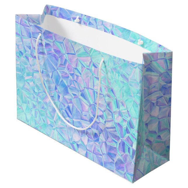 icy iridescence : large gift bag (Back Angled)