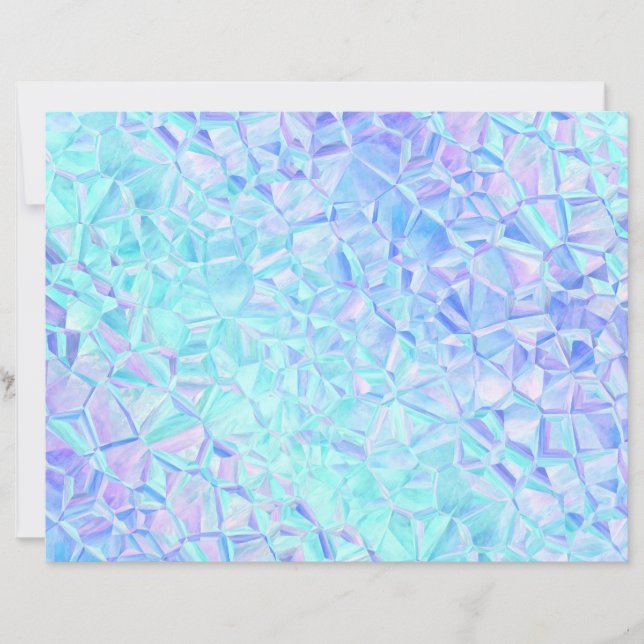 icy iridescence : paper sheet (Front)