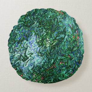 Icy Lake.... Round Cushion