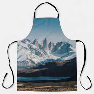 ICY MOUNTAIN SCENERY APRON