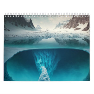 Icy Mountain View Calendar