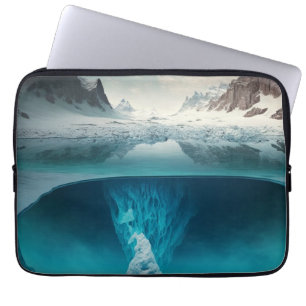 Icy Mountain View Laptop Sleeve