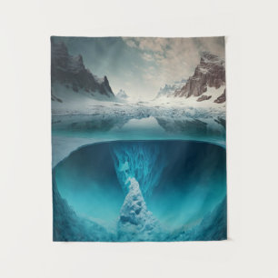 Icy Mountain View Tapestry