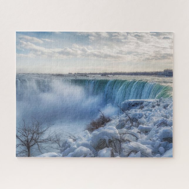 Icy Niagara Falls Jigsaw Puzzle (Horizontal)